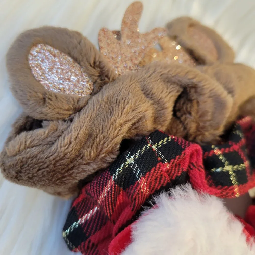 The Children's Place Faux Fur Holiday Scrunchies